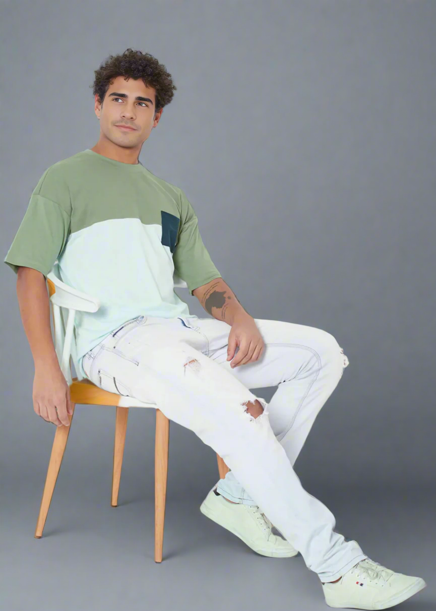 Dropshoulder Crewneck - Urban Forest