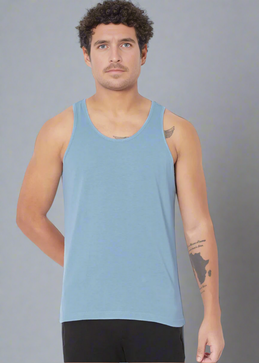 Tank Top - Cyan Blue