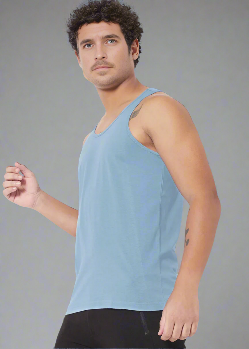 Tank Top - Cyan Blue