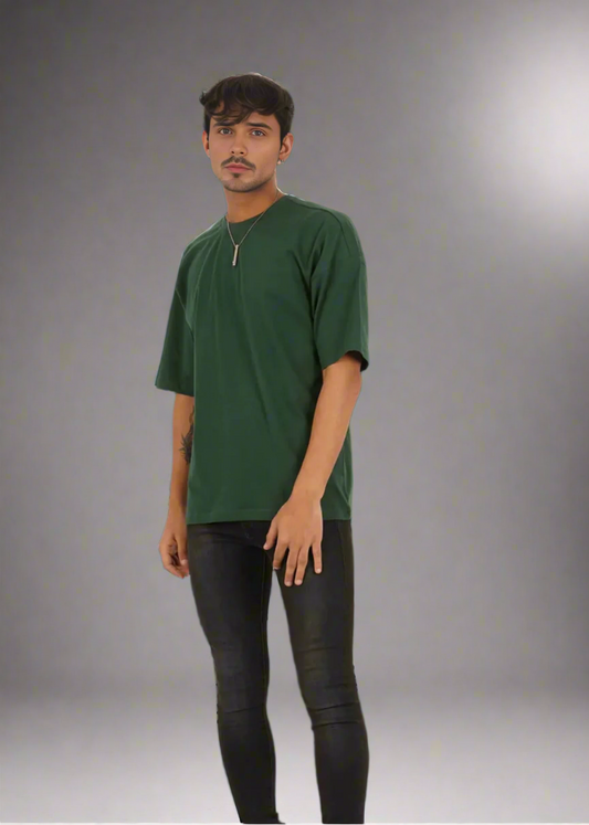 Dropshoulder Crewneck - Emerald