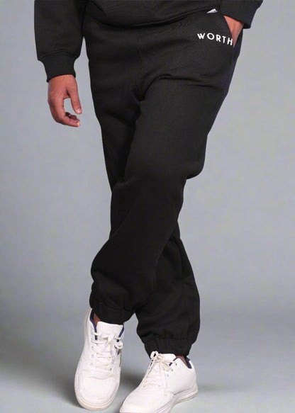 WORTH - Men's Black Joggers